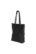 Load image into Gallery viewer, Black Open Top Tote