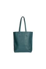 Load image into Gallery viewer, Teal Open top tote