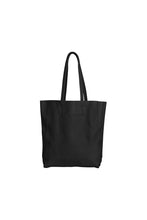 Load image into Gallery viewer, Black Open Top Tote