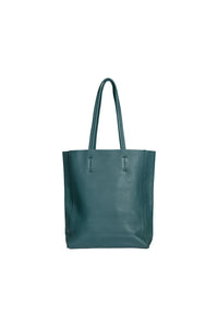 Teal Open top tote
